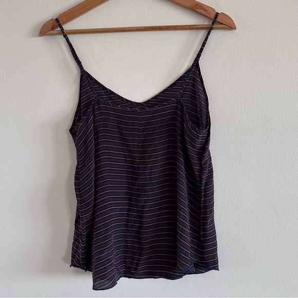Aritzia Wilfred striped silk camisole tank top small - Picture 4 of 6